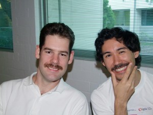 Jim and I were happy to see so many other mo-bros at iParty 2.0.