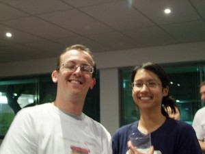 Happy organisers are a good sign of a fun event. :D