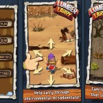 Screenshots from the Larry Lumber iOS Game